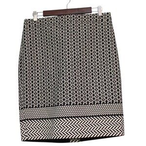 NWT J Crew Pencil Skirt 8 Chevron Career Business Casual Office Workwear